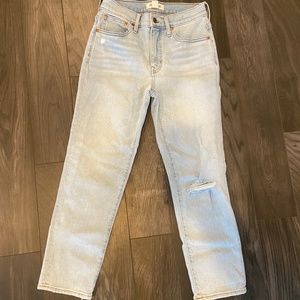 Madewell Mid-Rise Classic Straight Leg Jeans